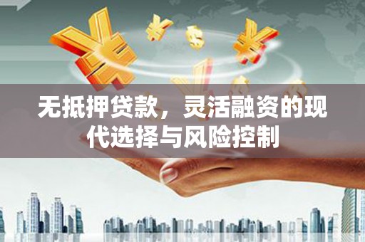 工农无抵押贷款，灵活融资的现代选择与风险控制
