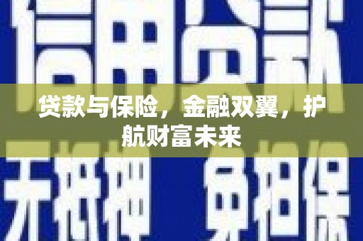工农贷款与保险，金融双翼，护航财富未来
