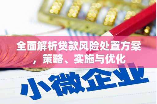 工农全面解析贷款风险处置方案，策略、实施与优化