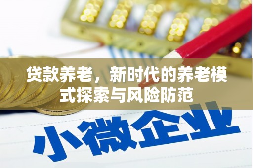 工农贷款养老，新时代的养老模式探索与风险防范