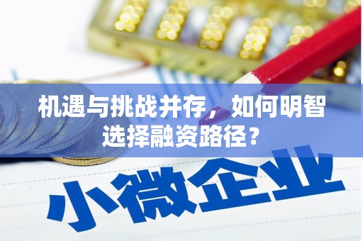 工农机遇与挑战并存，如何明智选择融资路径？